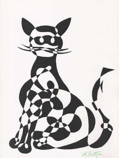 010. 1966-9. Cat, or Ragamuffin. Alternate shade, black.