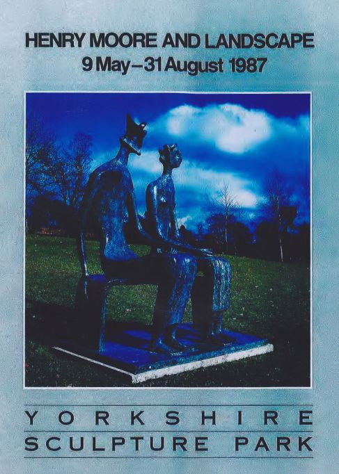 Poster for Henry Moore exhibition at Yorkshire Sculpture Park, 1987. 