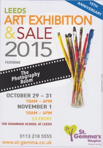 St Gemma's Leeds Art Exhibition. 29 - 31 October 2015
